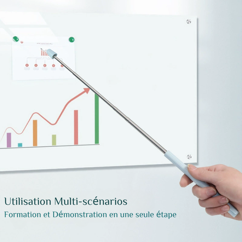 Pointeur de Présentation Extensible en Métal Cadeau Personnalisable pour Enseignants