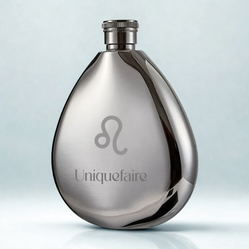 Flasque à Whisky de 6 oz en Inox 304 Portable avec Personnalisation Zodiaque