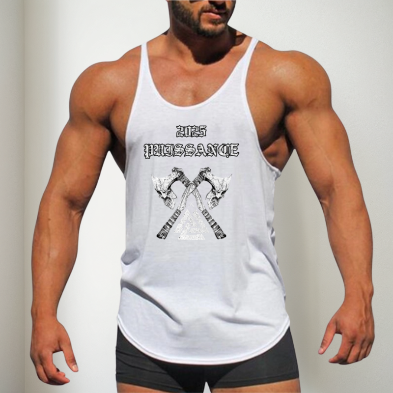 Débardeur sans manches pour homme à personnaliser avec coupe musclée