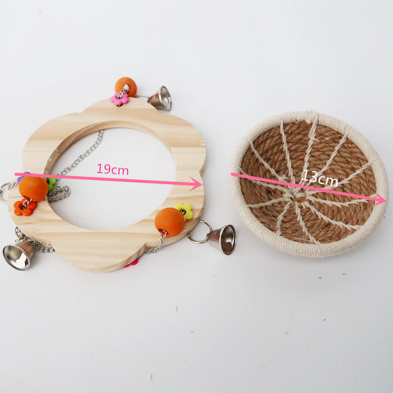 Nid en Bois  Chaud pour Oisseaux de Compagnie Cadeau pour Amoureux des Animaux