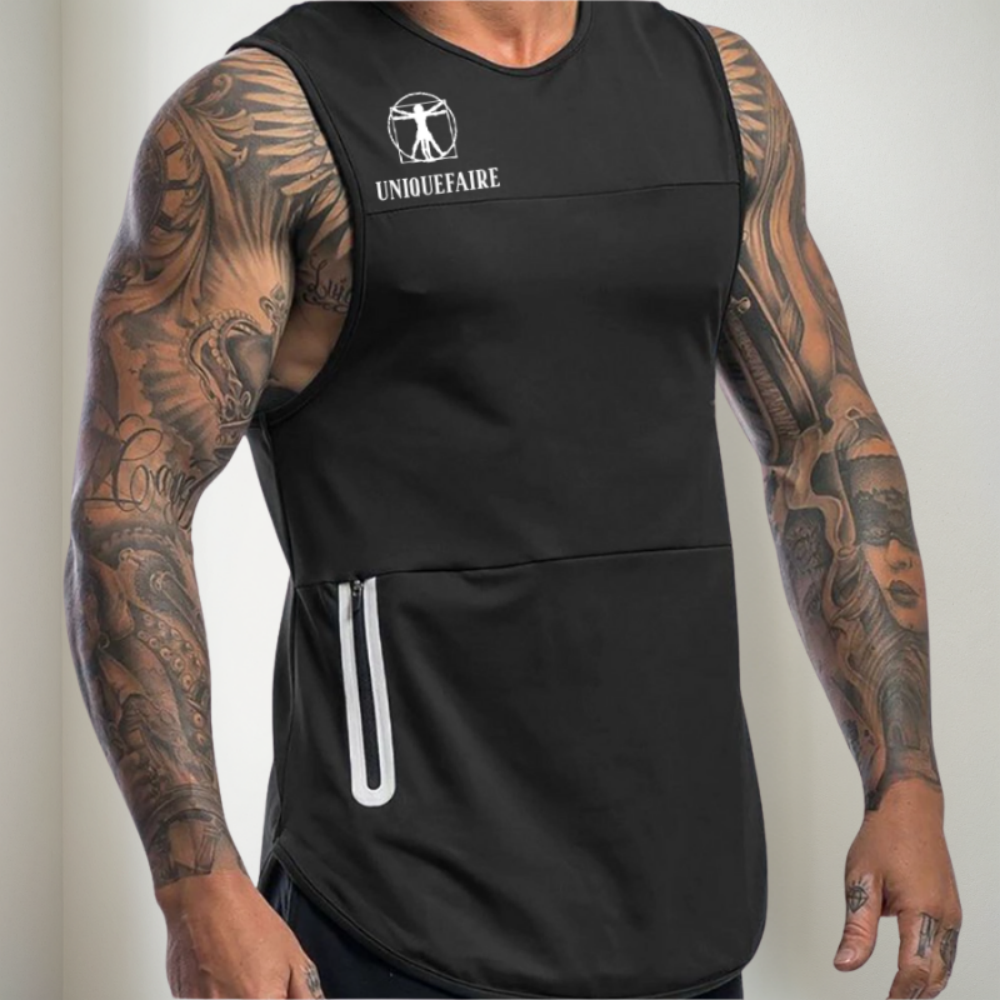 Débardeur pour Sport Homme – Personnalisable avec Nom