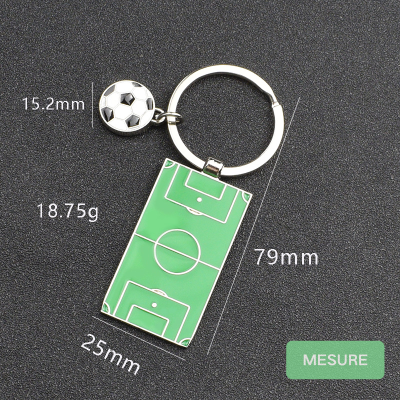 Porte-clés Sportif Personnalisable avec Modèle Football ou Basketball
