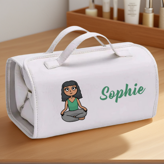 Sac de Maquillage de Grande Capacité Démontable et Étanche pour Femme