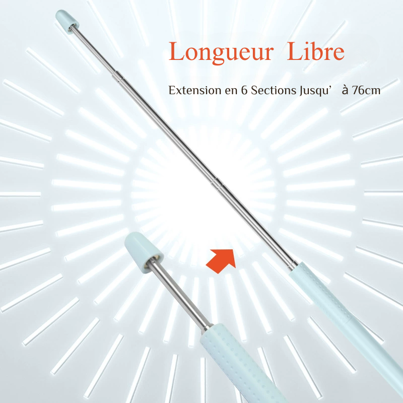 Pointeur de Présentation Extensible en Métal Cadeau Personnalisable pour Enseignants