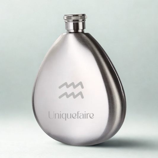 Flasque à Whisky de 6 oz en Inox 304 Portable avec Personnalisation Zodiaque