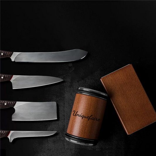 Aiguiseur de Couteaux en Disques Diamantés Pierre à Aiguiser à Rouler