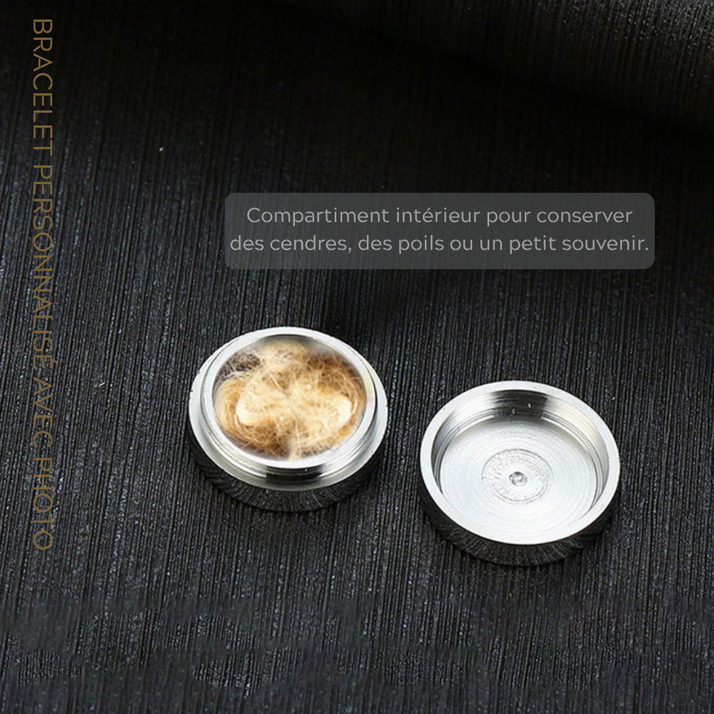 Bracelet Personnalisé Pour Animaux de Compagnie avec Photo pour Souvenir