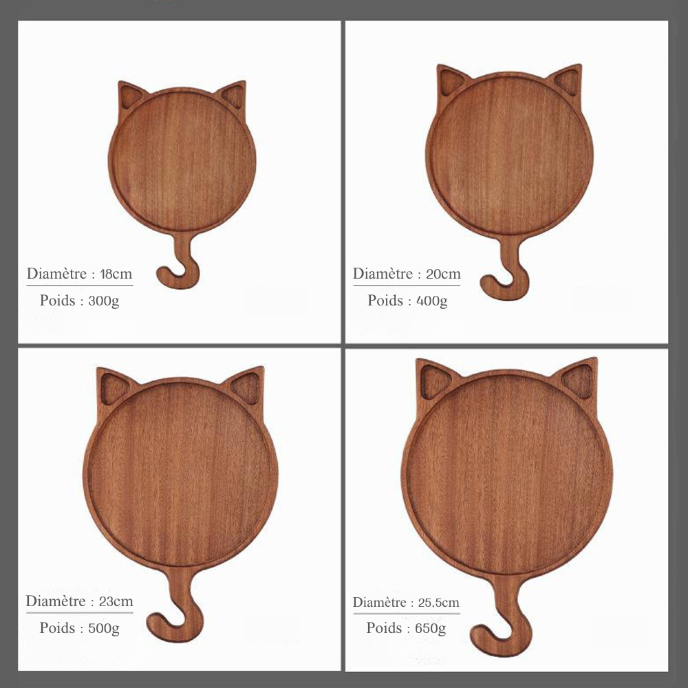 Planche à Pizza Personnalisée Pour Famille 1 à 6 chats disponibles