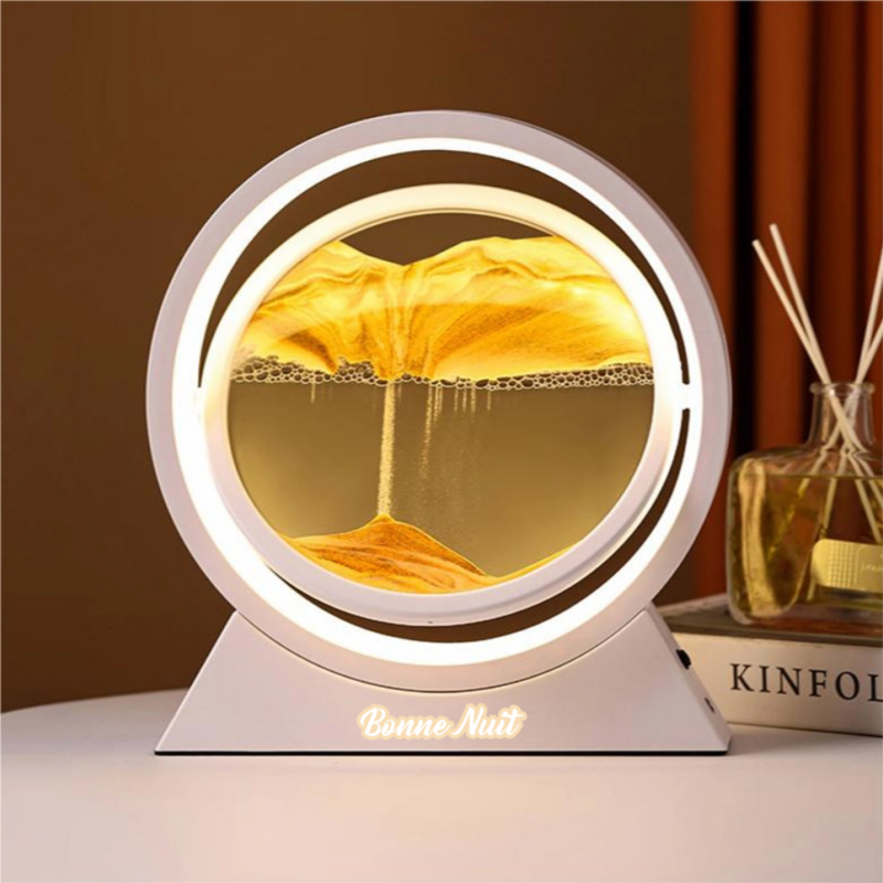 Lampe en Verre d'Art de Sables Mouvants Personnalisable