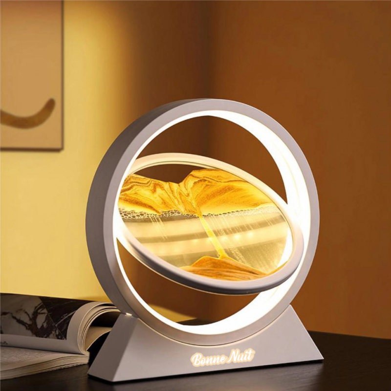 Lampe en Verre d'Art de Sables Mouvants Personnalisable