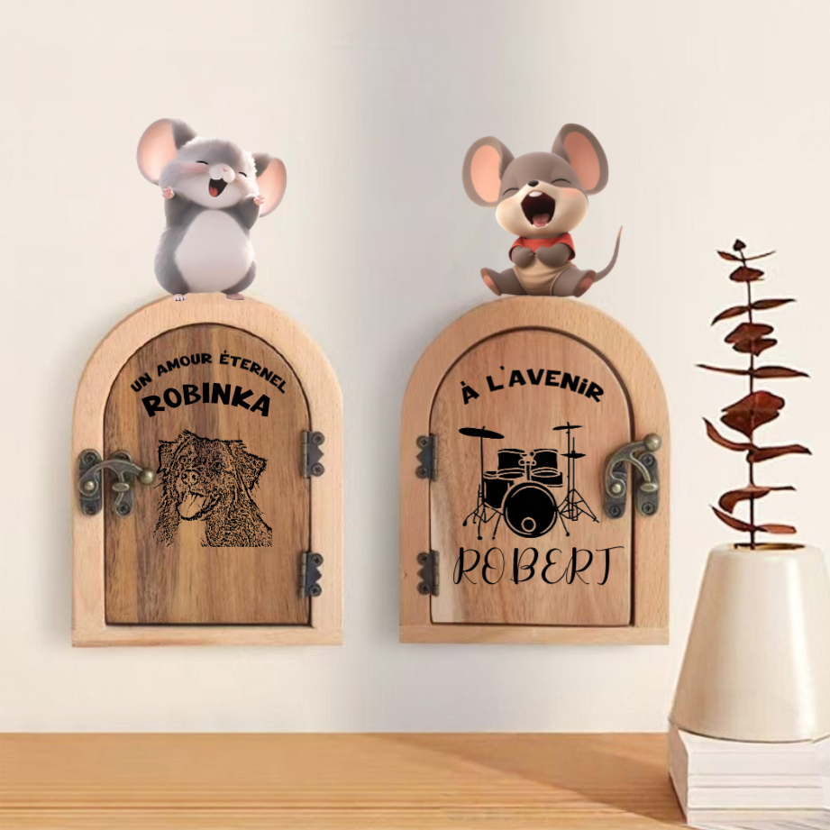 Couvercle De Protection En bois Massif Pour La Prise Murale