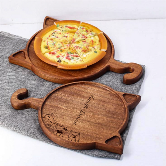 Planche à Pizza Personnalisée Pour Famille 1 à 6 chats disponibles