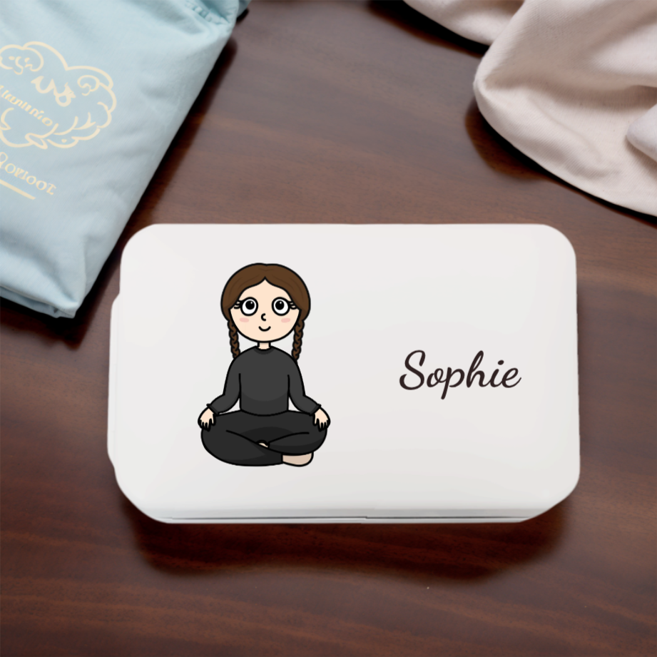 Pilulier Semainier 7 Jours Boîte à Pilules Personnalisable avec Compartiments Séparés