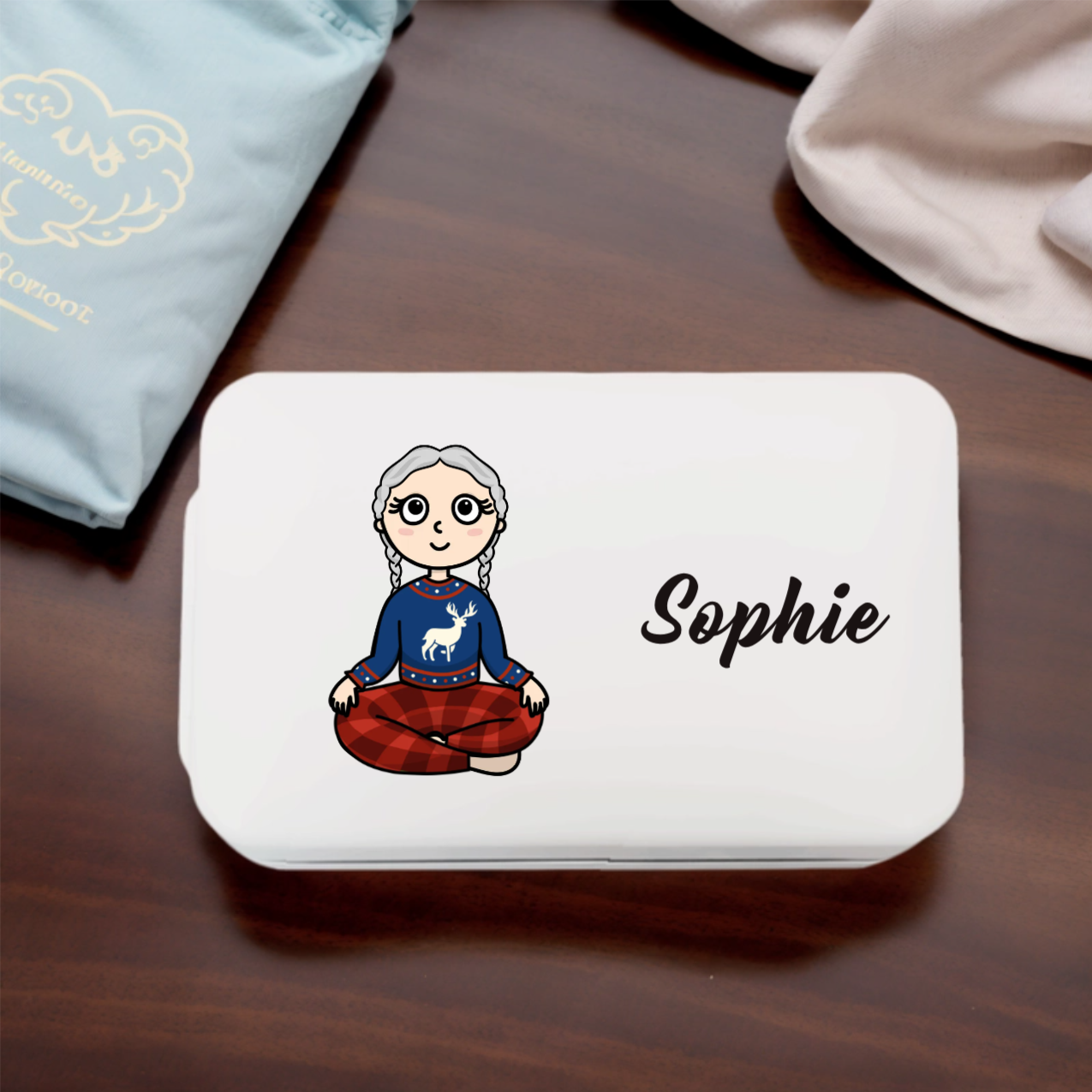 Pilulier Semainier 7 Jours Boîte à Pilules Personnalisable avec Compartiments Séparés