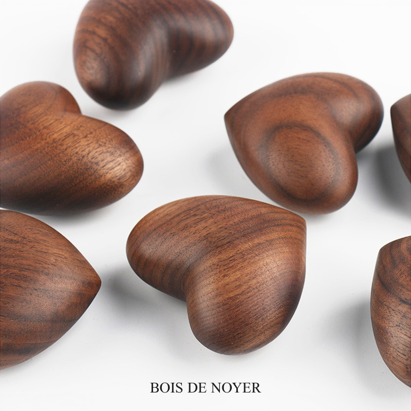 Déco Cœur en Bois avec Inscription Personnalisée Cadeau Porte-bonheur