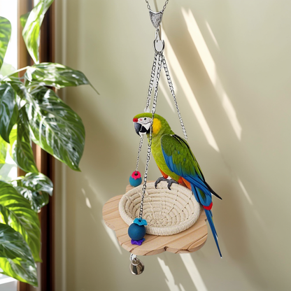 Nid en Bois  Chaud pour Oisseaux de Compagnie Cadeau pour Amoureux des Animaux