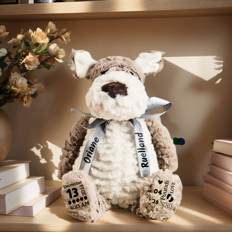 Peluche Chiot Personnalisée
