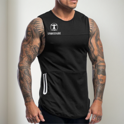 Débardeur pour Sport Homme – Personnalisable avec Nom