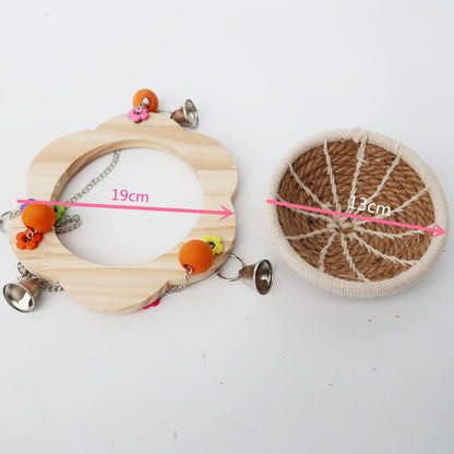 Nid en Bois  Chaud pour Oisseaux de Compagnie Cadeau pour Amoureux des Animaux