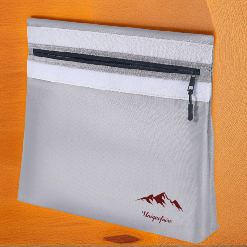 Pochette Documents Ignifuge et Étanche Sac à Documents Anti-feu Pour les Documents Précieux