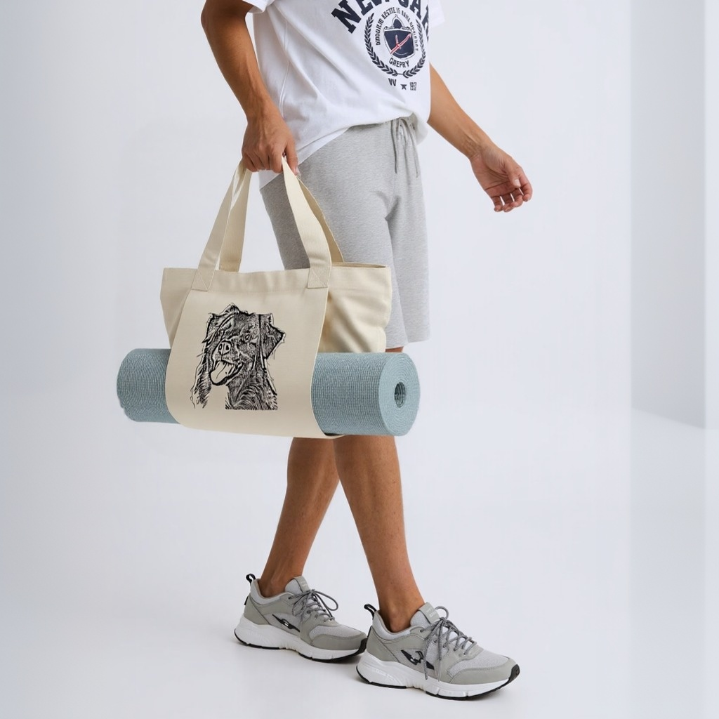 Sac de rangement en toile pour tapis de yoga Cadeau personnalisé avec nom pour femme