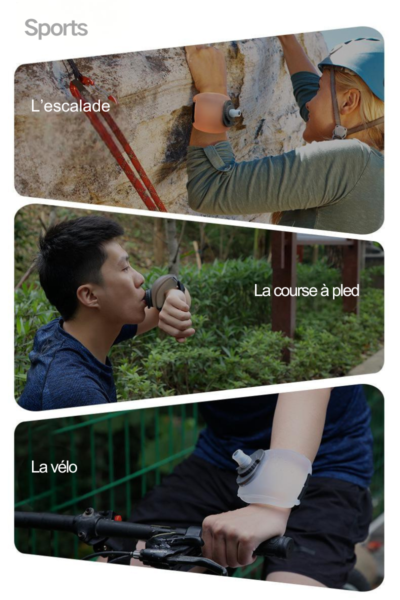 Bouteille De Sport Pour Le Poignet