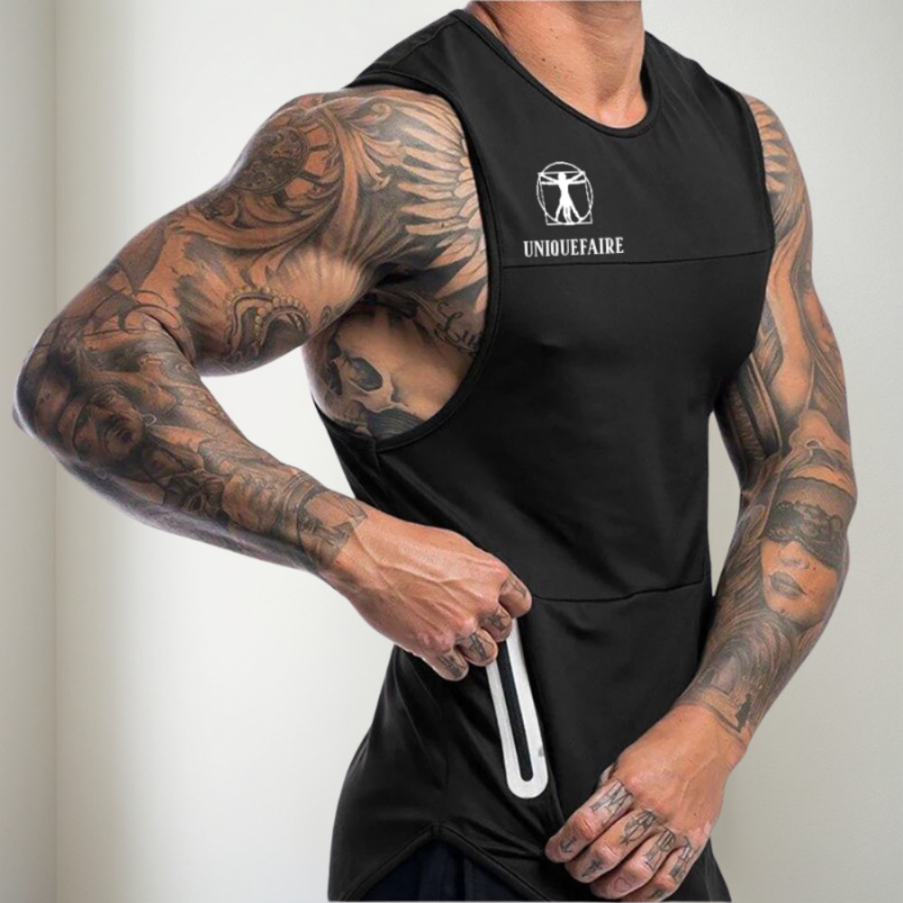 Débardeur pour Sport Homme – Personnalisable avec Nom