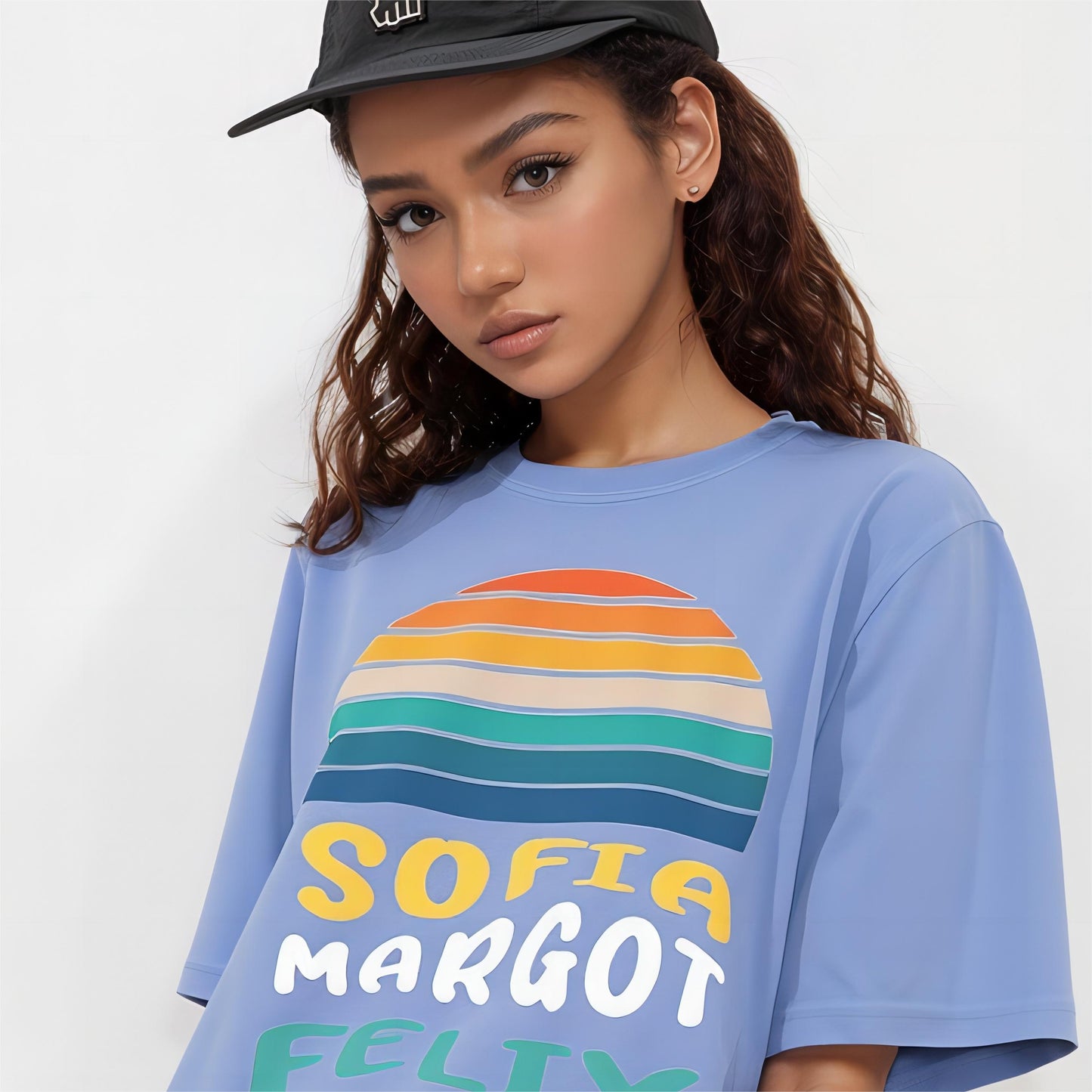 T-shirt en 100% coton personnalisé avec texte pour adulte