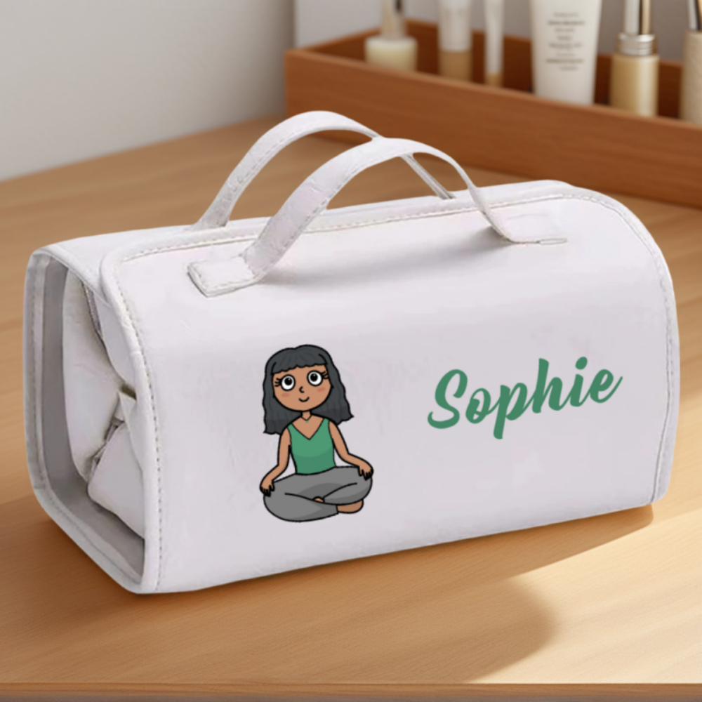 Sac de Maquillage de Grande Capacité Démontable et Étanche pour Femme