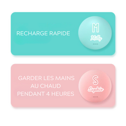 Chauffe-mains et Batterie Externe 3000 mAh Idées Cadeaux pour Ados