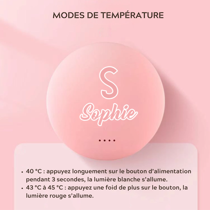 Chauffe-mains et Batterie Externe 3000 mAh Idées Cadeaux pour Ados