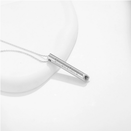 Collier avec Pententif Sifflet en Acier Inoxydable Pour Passionnés du sport et méditation