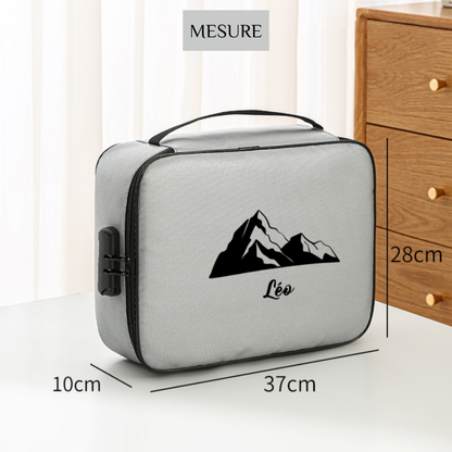 Sac à Documents Anti-feu avec Mots de Passe pour Voyager