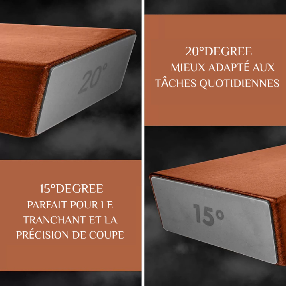 Aiguiseur de Couteaux en Disques Diamantés Pierre à Aiguiser à Rouler