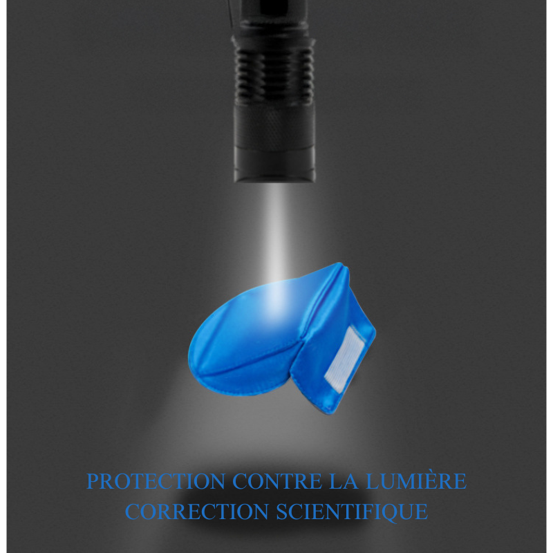 Couvre-lunettes en soie pour enfants pour Amblyopie Strabisme Couvre-lunettes correctif