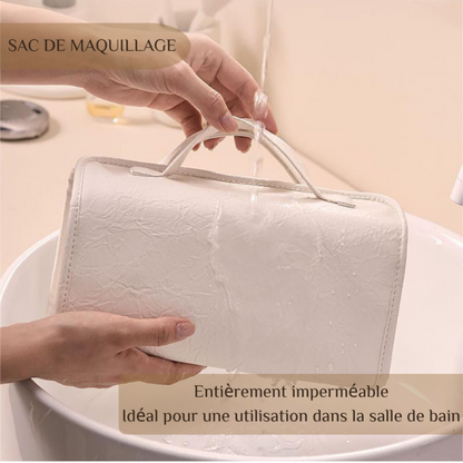 Sac de Maquillage de Grande Capacité Démontable et Étanche pour Femme