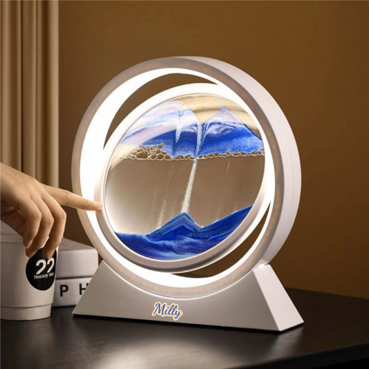 Lampe en Verre d'Art de Sables Mouvants Personnalisable