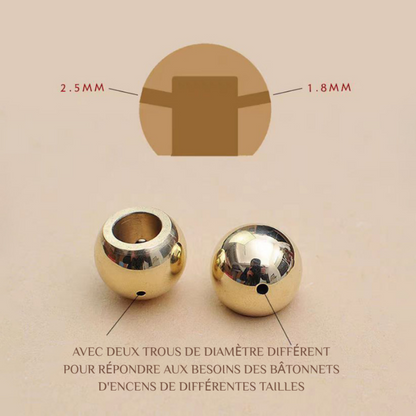 Boîte à encens en noyer - Portables et personnalisables par gravure