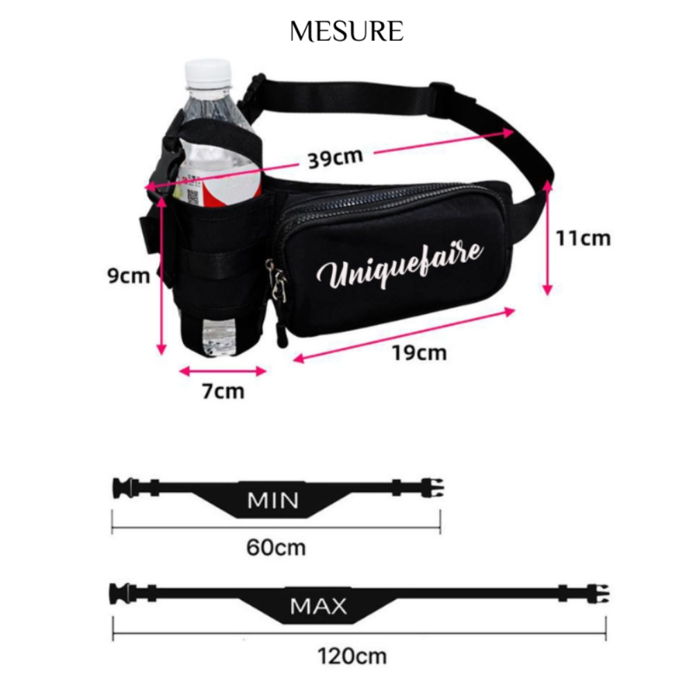 Sac pour Sport Portable et Simple à Porter à la Taille