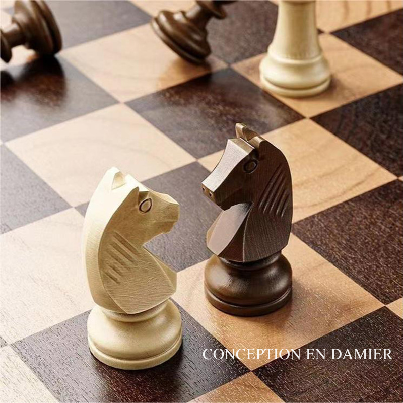 Grande planche à découper à carreaux - Cadeau personnalisé pour chef