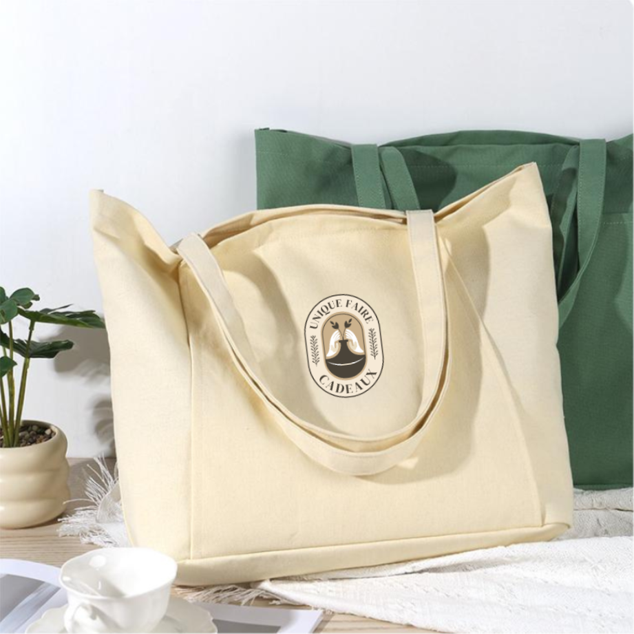 Sac en toile personnalisé multifonctionnel de grande capacité pour tapis de yoga (tapis de yoga non inclus)