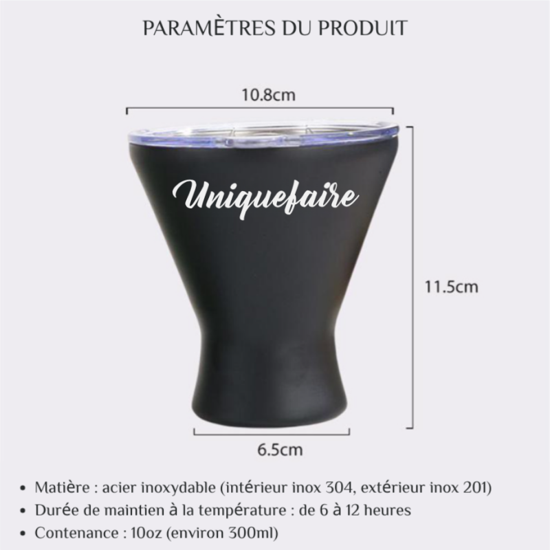 Thermos Mini en Acier Inoxydable pour Voyage Tasse Thermique à Glace
