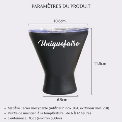 Thermos Mini en Acier Inoxydable pour Voyage Tasse Thermique à Glace