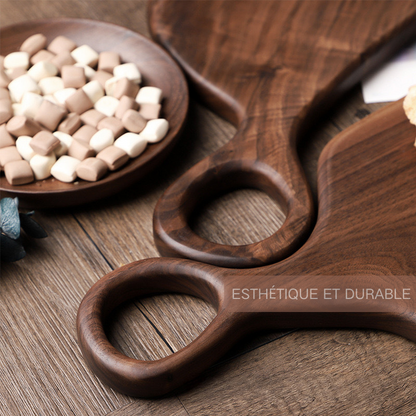 Planche à Découper en Bois Double pour Couples