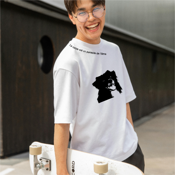 Neutural T-shirt En Pur Coton